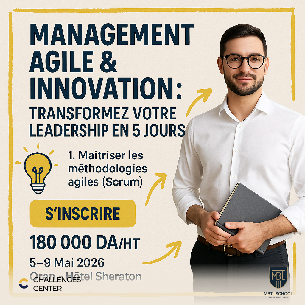 Management Agile & Innovation : Transformez Votre Leadership en 5 Jours